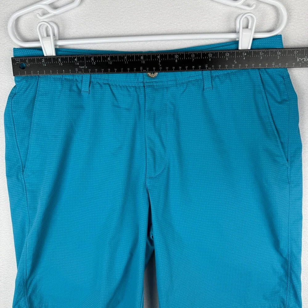 Under Armour Golf Shorts Mens 34 Blue Match Play Stretch Performance 1362498